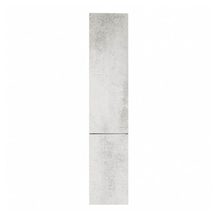 Hockley Textured White Stone 1220mm x 400mm Full Height Larder Kitchen Door Unit Front View