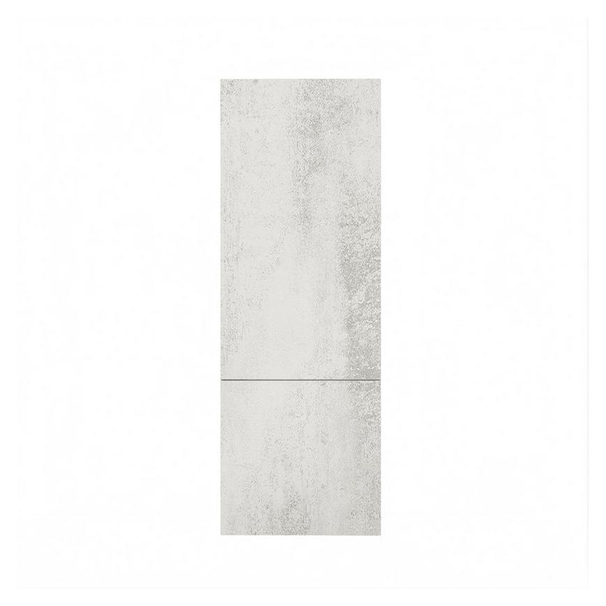 Hockley Textured White Stone 1400mm x 750mm Tall Appliance Tower Kitchen Door Unit Front View