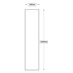 Slabs 300 Tall Larder Door (XX84)