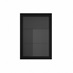 500 Full Height Glass Wall Black CAD Frame Front