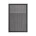 KFR0046 Black 600 Tall Fluted Glass Door CAD Front