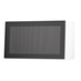 KFR0043 Black 600 Half Height Fluted Glass Door CAD AngledOpen