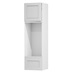 Elmbridge Dove Grey 600 Tall Appliance Tower Door Open 570mm