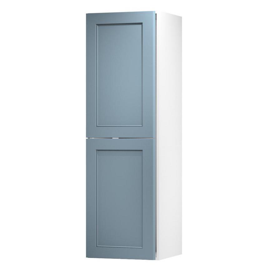 Elmbridge Dusk Blue 600 Fridge Door Open