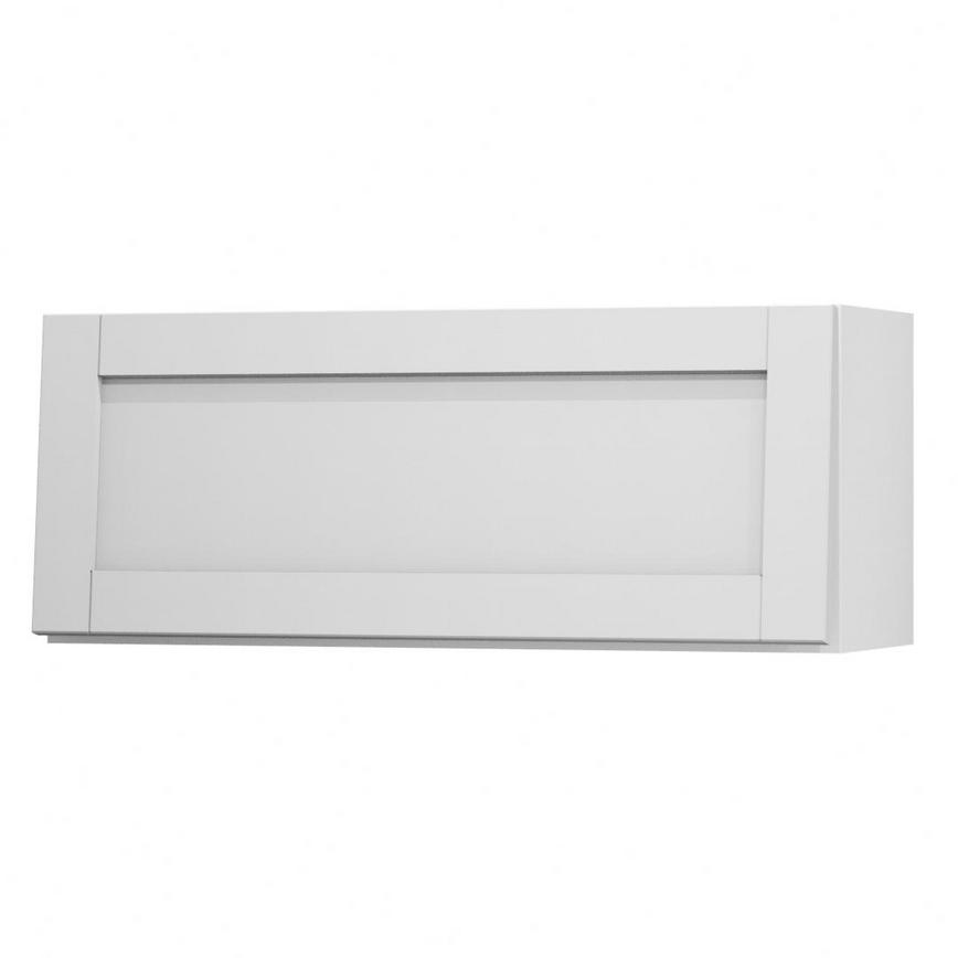 Witney Dove Grey 900 Half Height Door Open