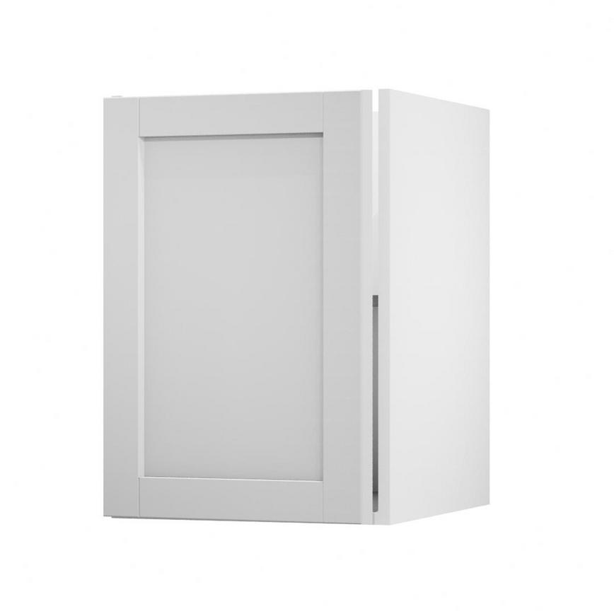 Witney Dove Grey 500 Full Height Door Open