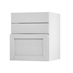Witney Dove Grey 600 Hob / Pan Drawer Door Open