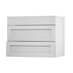 Witney Dove Grey 900 Pan Drawer Door Open