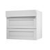 Witney Dove Grey 800 Drawer Front Open