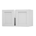 Witney White 800 Double Belfast Sink Door Open