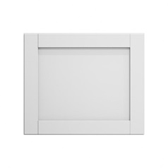 Witney White 600 Tall Integrated Microwave Topbox Door