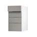Witney Croft Grey 400 Drawer Door Open