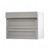 Witney Croft Grey 900 Drawer Door Open