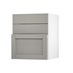 Witney Croft Grey 600 Hob / Pan Drawer Door Open