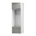 Witney Croft Grey 600 Appliance Tower Door Open 437mm