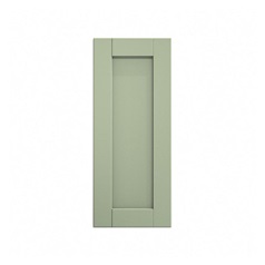 Witney Reed Green 300mm x 720mm Full Height Door Shown Closed from the Front