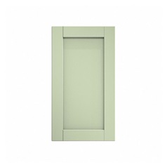 Witney Reed Green 400mm x 720mm Full Height Door Shown Closed from the Front