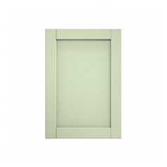 Witney Reed Green 500mm x 720mm Full Height Door Shown Closed from the Front
