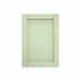 Witney Reed Green 500mm x 720mm Full Height Door Shown Closed from the Front