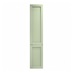 Witney Reed Green 400mm x 1200mm Full Height Larder Door Shown Closed from the Front as Part of a Full Larder Unit
