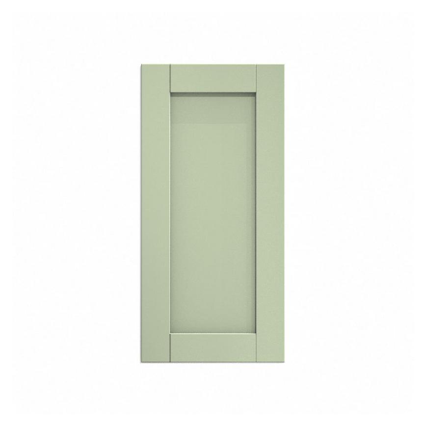 Witney Reed Green 350mm x 720mm Full Height Door Shown Closed from the Front