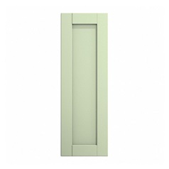 Witney Reed Green 300mm x 900mm Tall Door Shown Closed from the Front