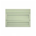 Witney Reed Green 1000mm x 160mm Drawer Shown Closed from the Front as Part of a Drawer Unit