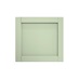 Witney Reed Green 600mm x 557mm Door Front Shown from the Front
