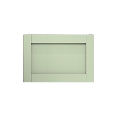 Witney Reed Green 600mm x 394mm Pan Drawer Shown Closed from the Front as a Single Drawer