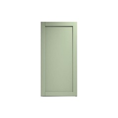 Witney Reed Green 600mm x 1220mm Appliance Door Shown Closed from the Front as a Single Door