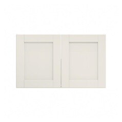 Witney Porcelain 800 Double Belfast Sink Door (Pair) CAD Cut Out Primary