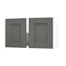 Halesworth Charcoal 800 Double Belfast Sink Door Open