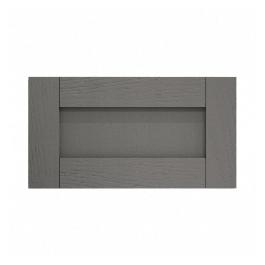 Halesworth Charcoal 600 Integrated Microwave Topbox Door