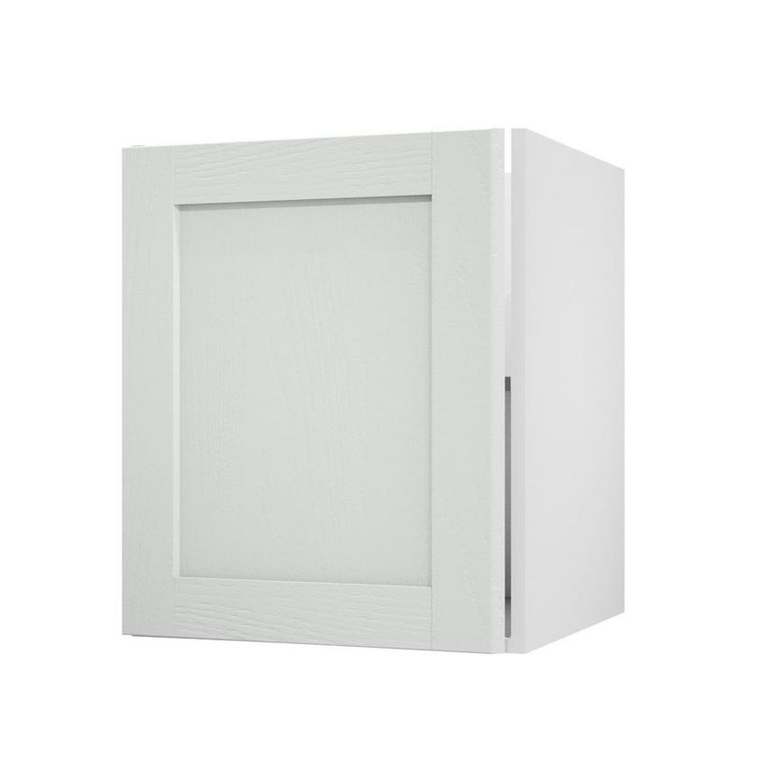 Halesworth Dove Grey 600 Full Height Door Open