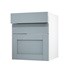 Halesworth Dusk Blue 600 Drawer Door Open