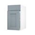 Halesworth Dusk Blue 400 Standard Door Open
