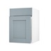 Halesworth Dusk Blue 500 Standard Door Open