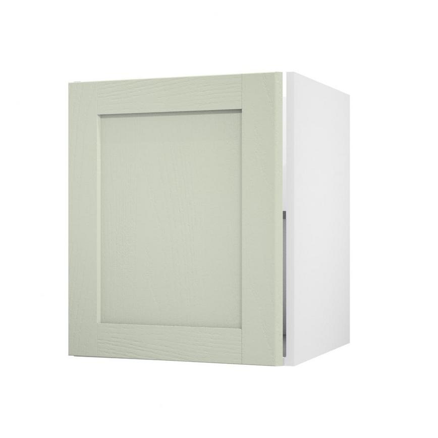 Halesworth Sage Green 600 Full Height Door Open