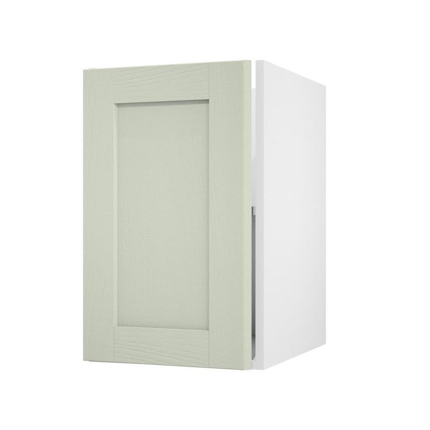 Halesworth Sage Green 450 Full Height Door Open