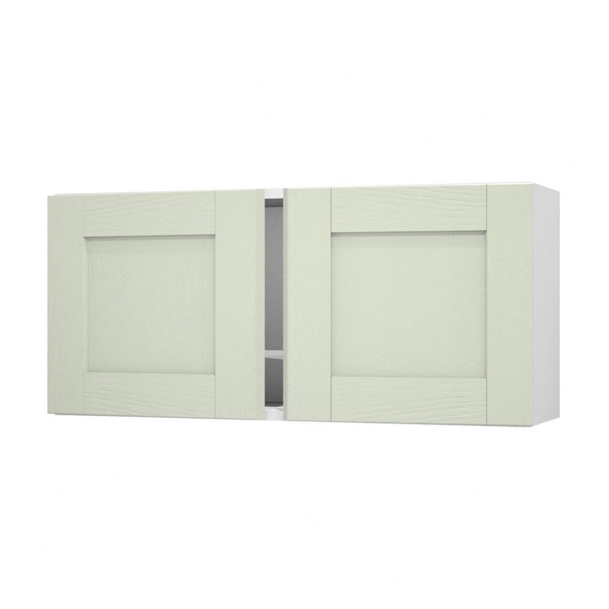 Halesworth Sage Green 500 Tall Bridge Unit Door Open