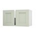 Halesworth Sage Green 800 Double Belfast Sink Door Open