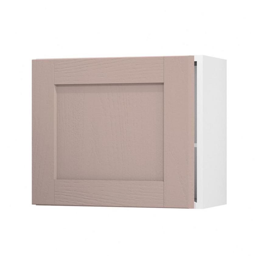 Halesworth Antique Rose 600mm x 506mm Tall Microwave Top Box Door Shown Open at an Angle