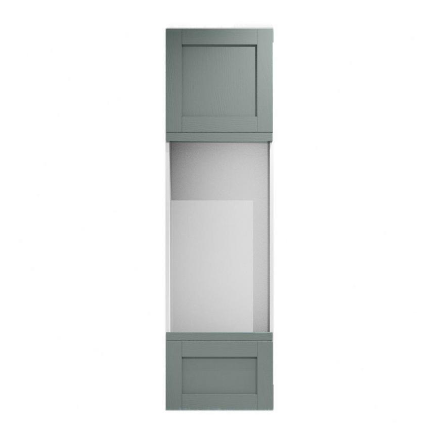 Halesworth Seafoam 600mm x 570mm Appliance Door Shown Closed from the Front as Part of an Appliance Tower Unit