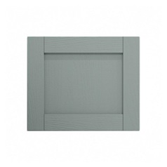 Halesworth Seafoam 600mm x 506mm Tall Microwave Top Box Door Shown Closed from the Front