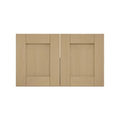 Halesworth Oak 800mm x 481mm Pair of Doors Shown Closed from the Front
