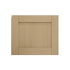 Halesworth Oak 600mm x 506mm Tall Microwave Top Box Door Shown Closed from the Front