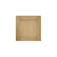 Halesworth Oak 600mm x 437mm Appliance Door Shown Closed from the Front as a Single Door