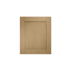 Halesworth Oak 600mm x 733mm Appliance Door Shown Closed From the Front as a Single Door