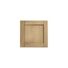 Halesworth Oak 600mm x 570mm Appliance Door Shown Closed from the Front as a Single Door