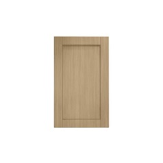 Halesworth Oak 600mm x 991mm Appliance Door Shown Closed from the Front as a Single Door